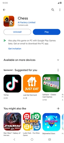 Press the Home key to return to the home screen.
