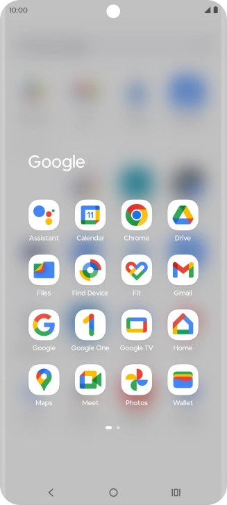 Press Photos and go to the required folder.