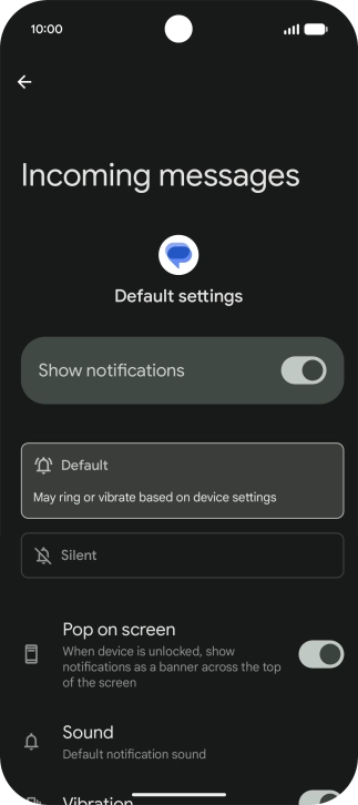 Press Sound and go to the required folder.