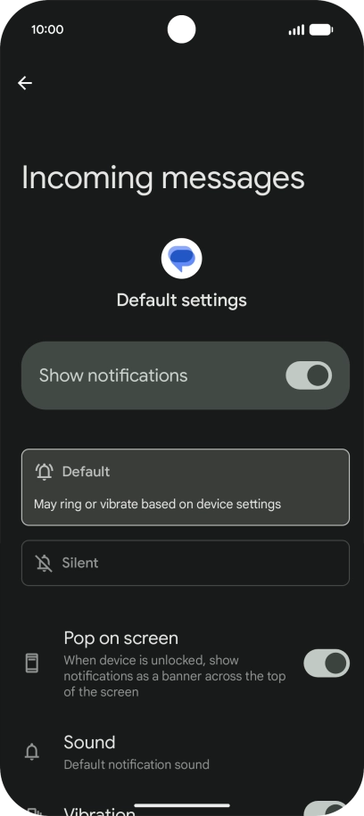 Press Sound and go to the required folder.