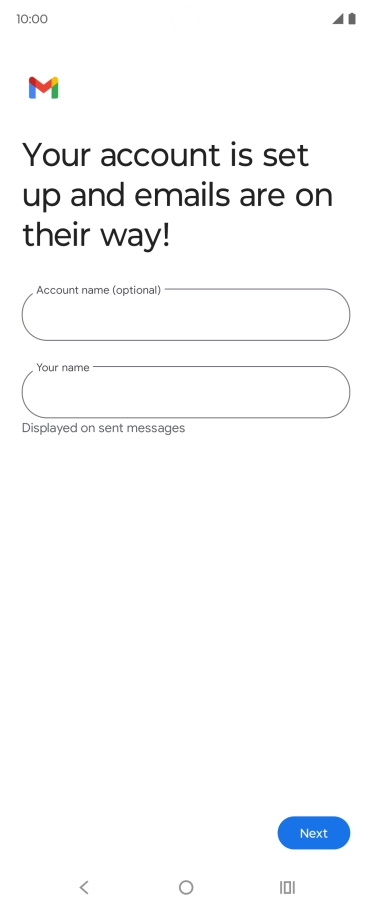 Press the field below 