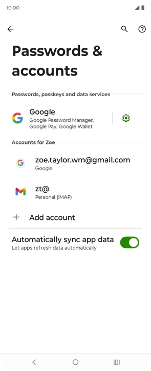 Press the Home key to return to the home screen.