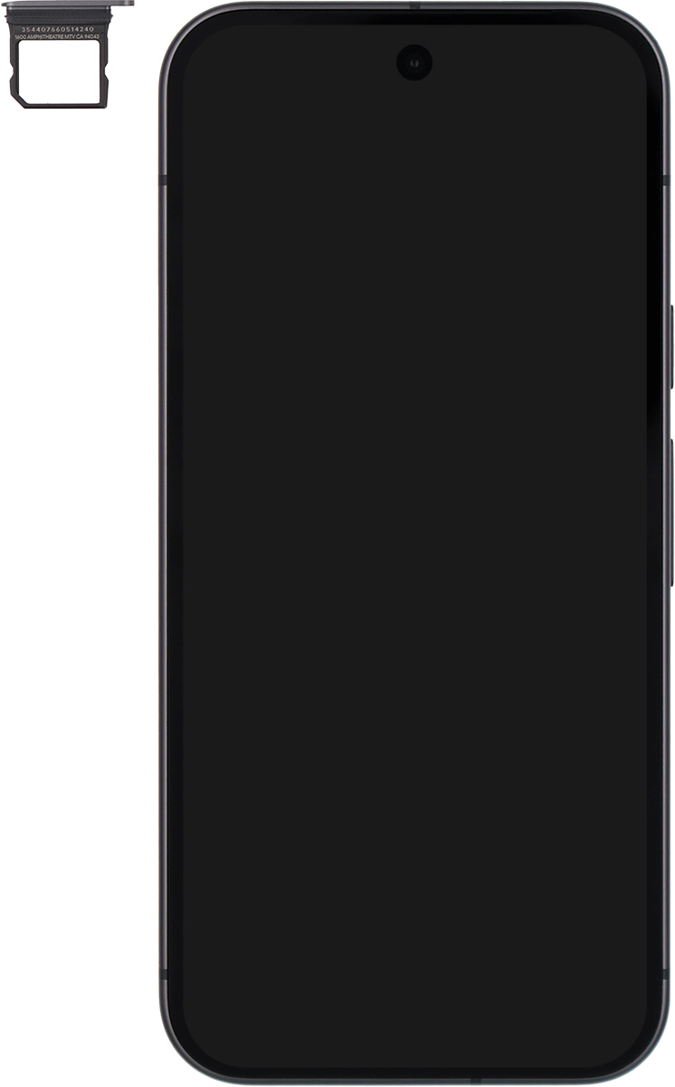 Turn your SIM so the angled corner of the SIM matches the angled corner of the SIM holder.