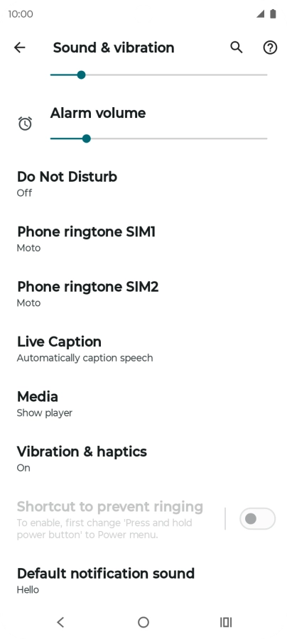 Press Phone ringtone.