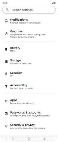 Press Accessibility.