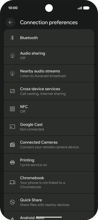 Press NFC.
