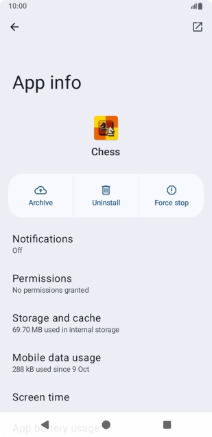 Press Storage and cache.