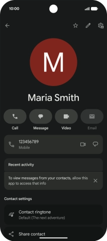 Slide your finger upwards starting from the bottom of the screen to return to the home screen.