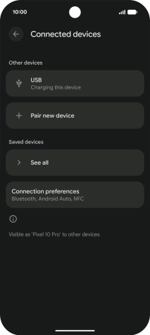 Press Connection preferences.