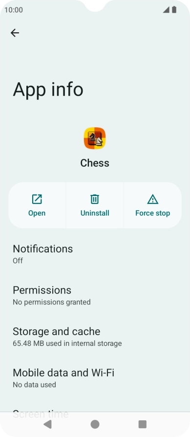 Press Storage and cache.