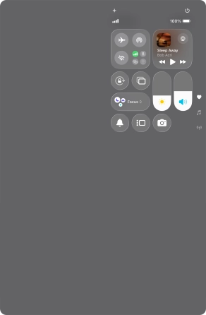 Press the sound mode icon to turn silent mode on or off.