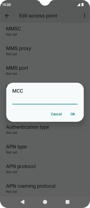 Key in 272 and press OK.