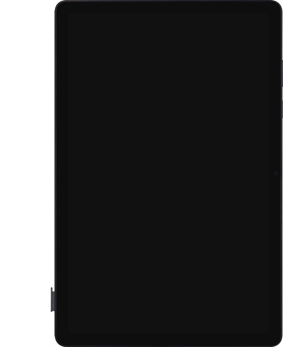 Remove the card holder from your tablet.