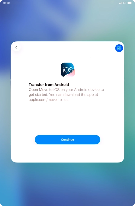 To transfer content to your tablet, you need to install the app 