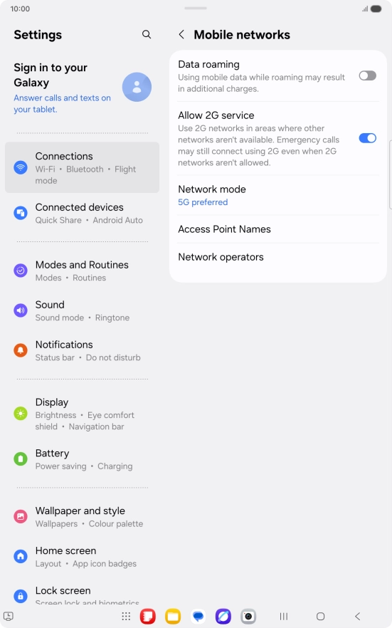 Press Access Point Names.
