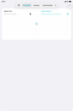 Press the first drop down list.