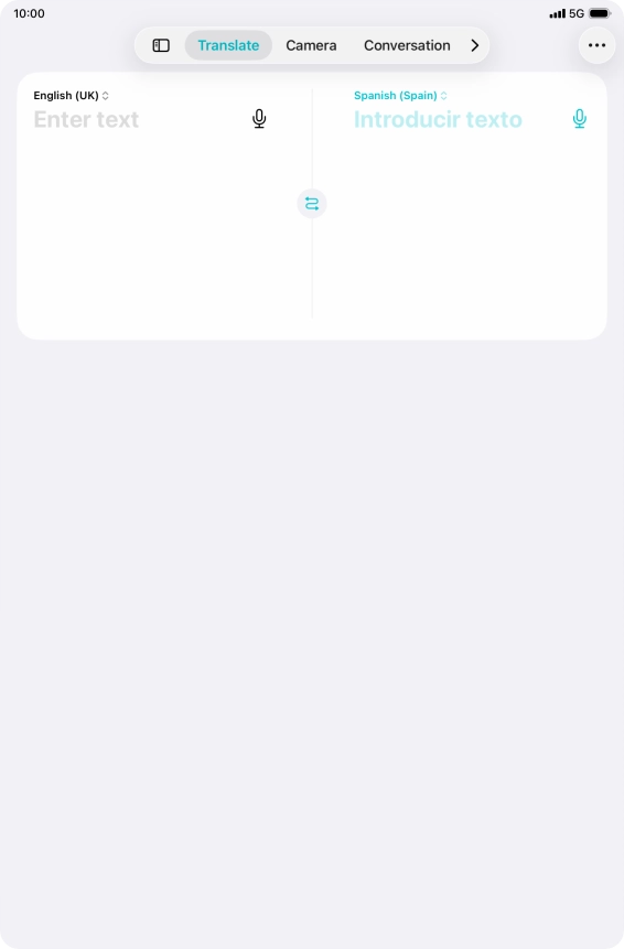 Press the first drop down list.