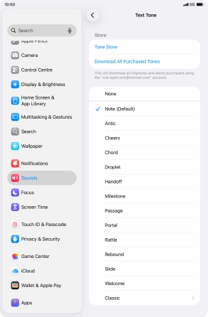 Press the required message tones to hear them.