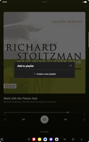 Press Create a new playlist.