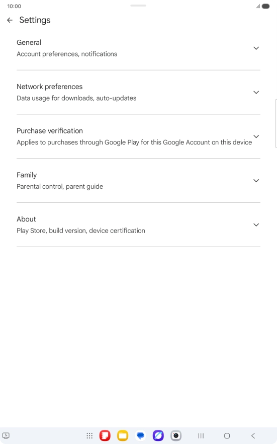 Press Network preferences.
