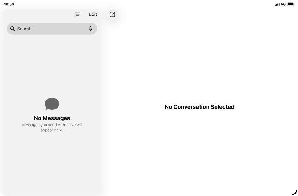 Slide your finger downwards starting from the top of the screen.