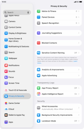 Press Sensitive Content Warning.