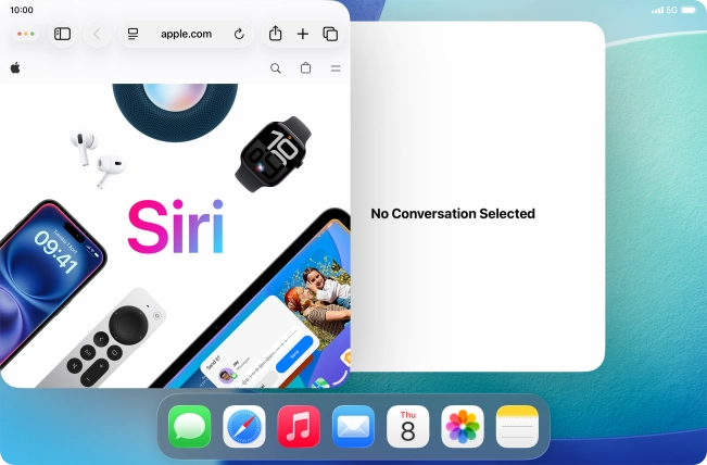 Press the second application.
