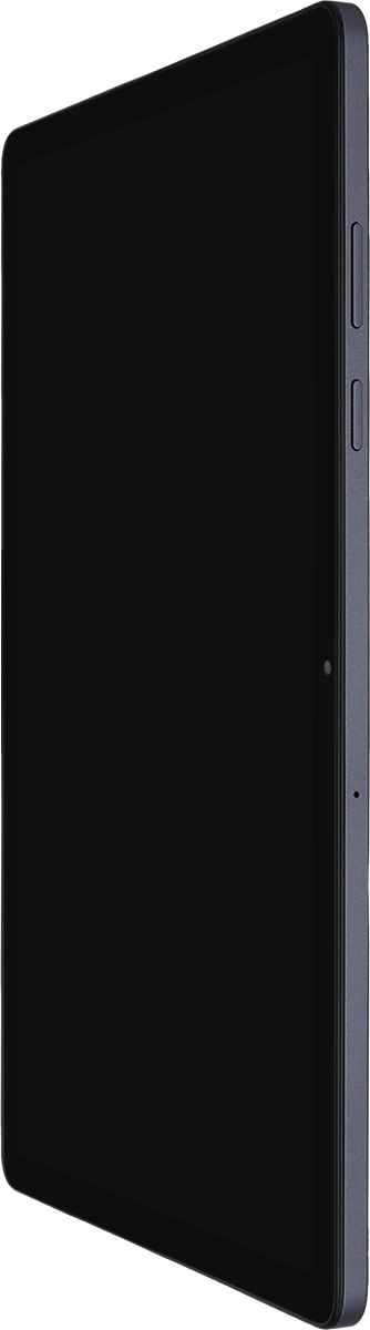Simultaneously, press the Side key and the lower part of the Volume key and keep them both pressed until your tablet restarts.