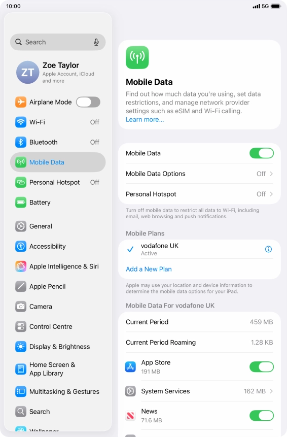 Slide your finger upwards starting from the bottom of the screen to return to the home screen.