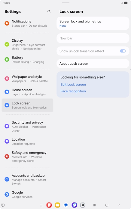 Press the Home key to return to the home screen.