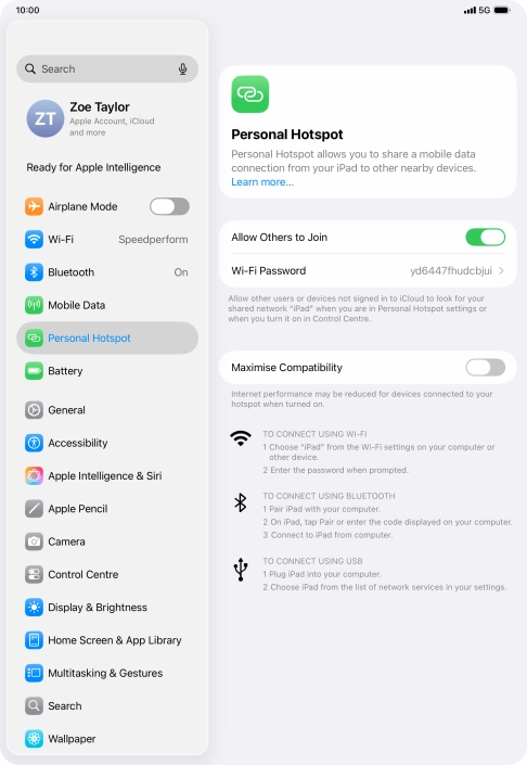 Slide your finger upwards starting from the bottom of the screen to return to the home screen.