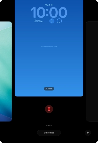 Press the delete icon.