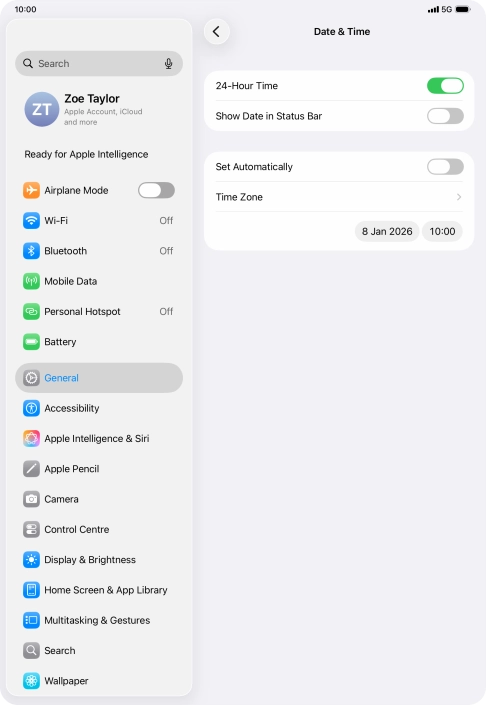 Slide your finger upwards starting from the bottom of the screen to return to the home screen.