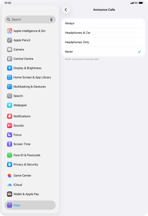 Press Always to turn on the function when silent mode is turned off.