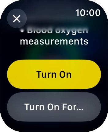 Press Turn On.