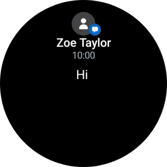Press the required notification to open it.