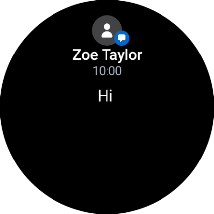 Press the required notification to open it.
