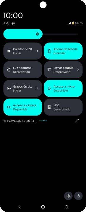 Pulsa la tecla de inicio para terminar y regresar a la pantalla de inicio.