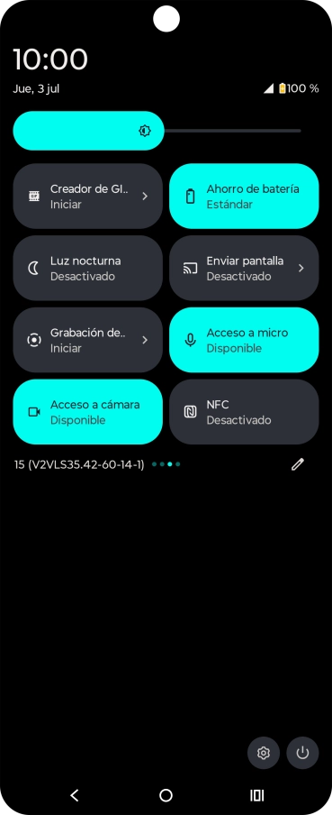 Pulsa la tecla de inicio para terminar y regresar a la pantalla de inicio.