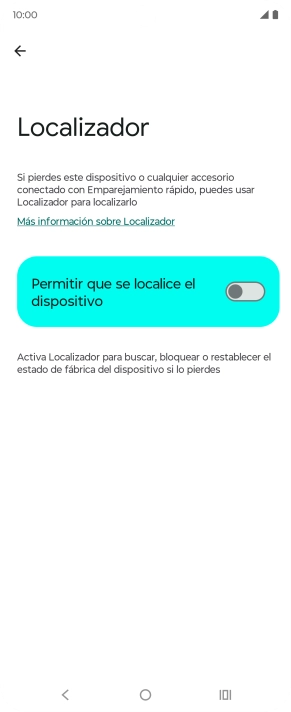 Pulsa el indicador junto a 