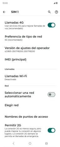 Pulsa el indicador junto a 