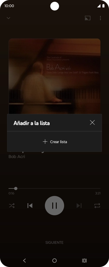 Pulsa Crear lista.