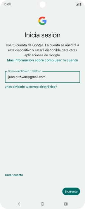 Pulsa Siguiente.
