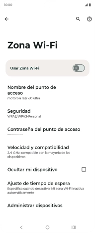 Pulsa Nombre del punto de acceso.