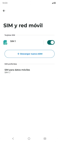 Pulsa Descargar nueva eSIM.