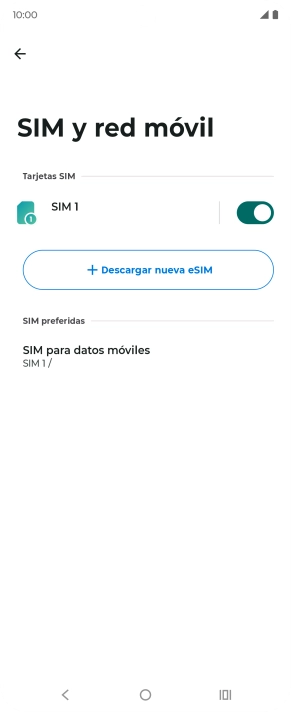 Pulsa Descargar nueva eSIM.