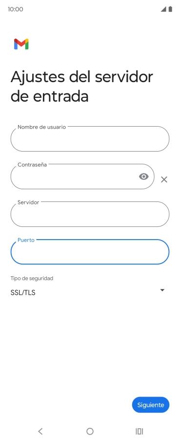 Pulsa Siguiente.