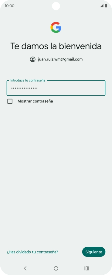 Pulsa Siguiente.