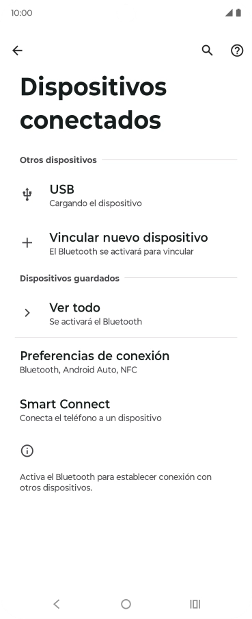 Pulsa Vincular nuevo dispositivo.