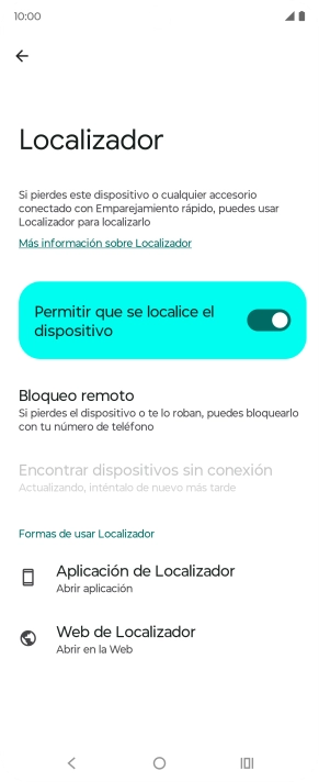 Pulsa la tecla de inicio para terminar y regresar a la pantalla de inicio.